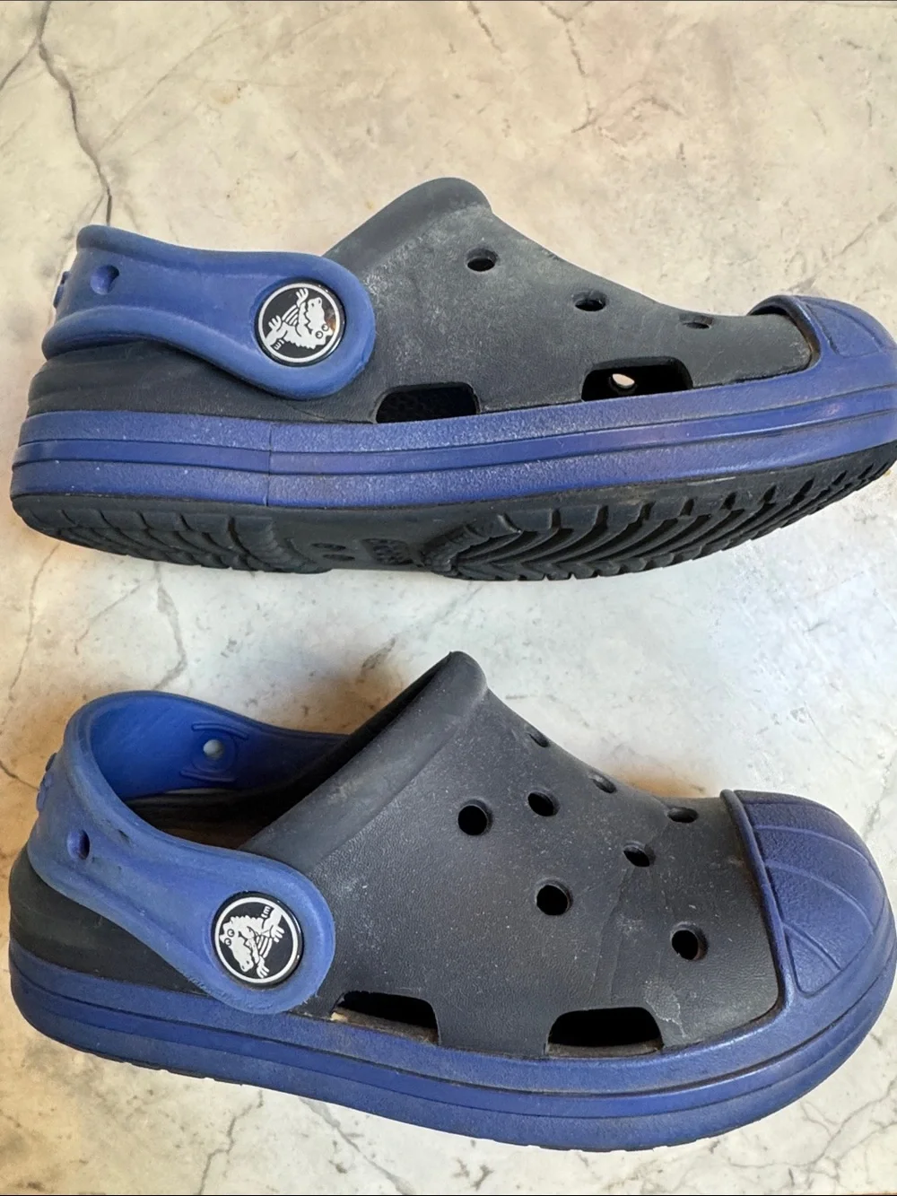 CROCS Kids size 9 Blue Clog Sandals